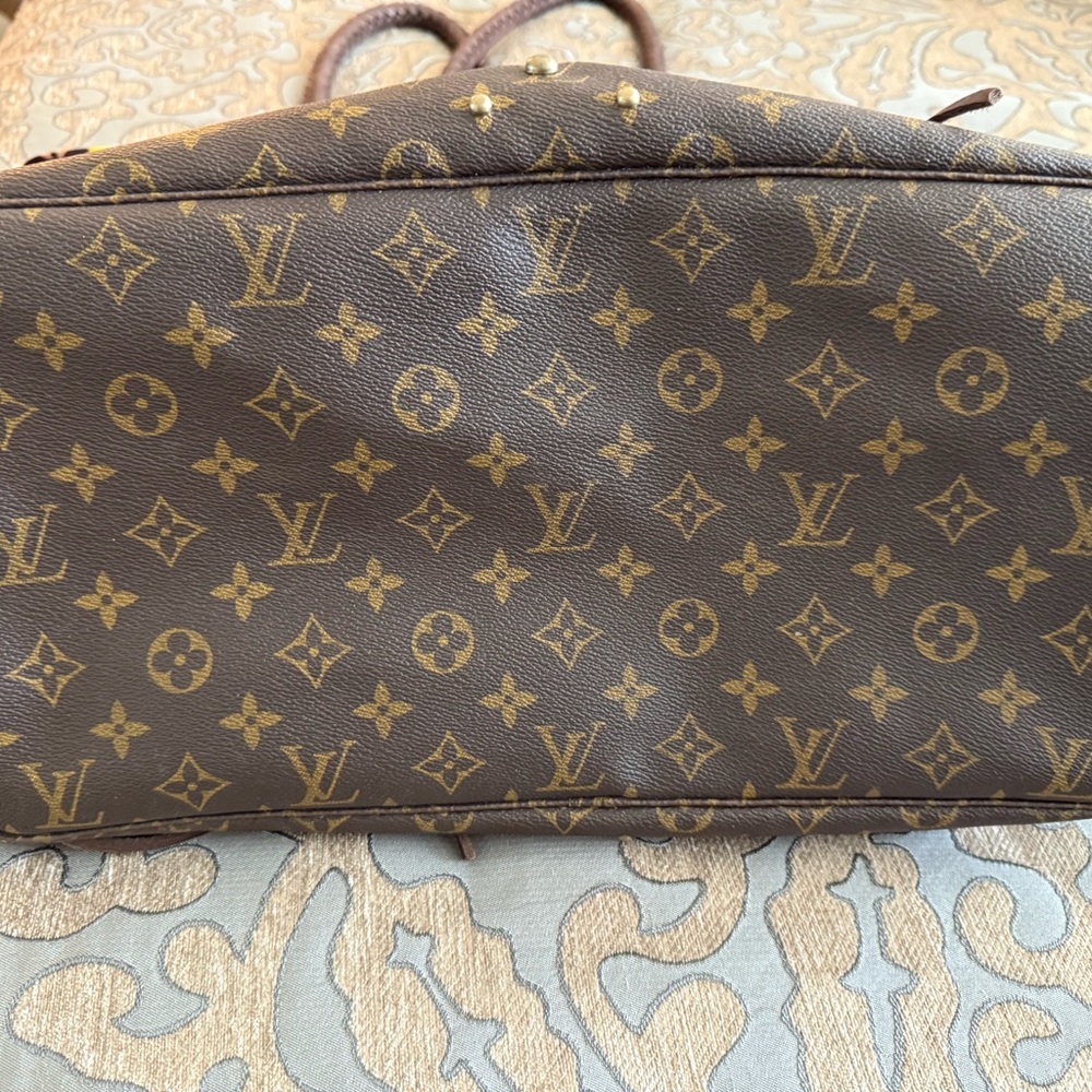 Louis Vuitton Brown Tote with Fringe and Scarf - Picture 11 of 16